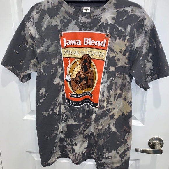 Vintage bleach dyed tee!! - Picture 2 of 3